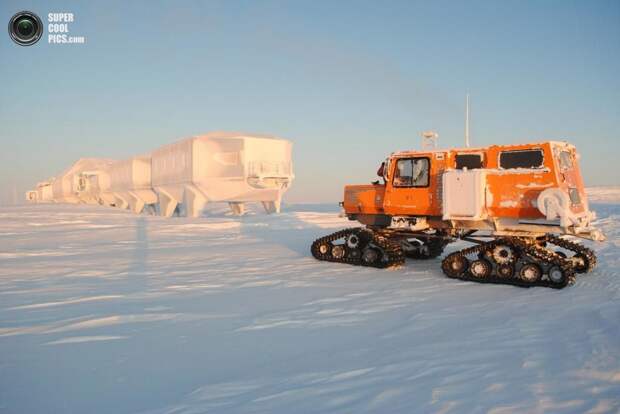 Устройство британской полярной станции Halley VI