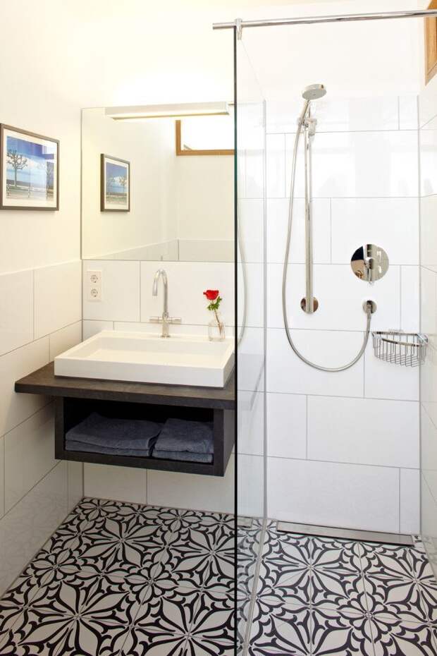 9. интерьер, маленькая ванная, ремонт в квартире, фото