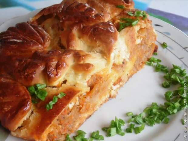 Кулебяка с капустой