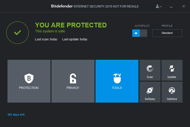 Bitdefender Internet Security на 6 месяцев бесплатно