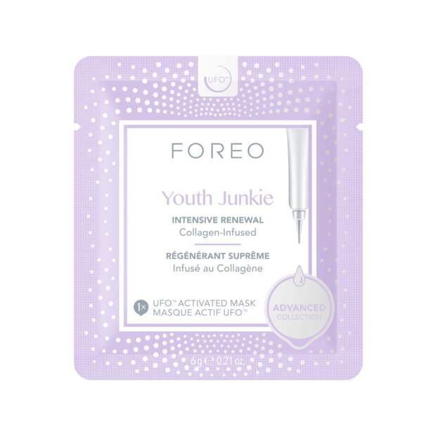 Маска тканевая UFO Masks Youth Junkie, Foreo, 1250 руб. («Золотое яблоко»)