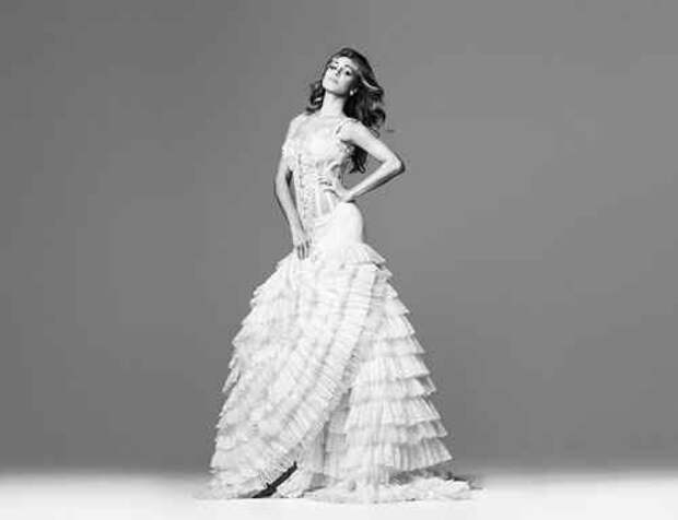 Wedding Dress With Bustier Collection