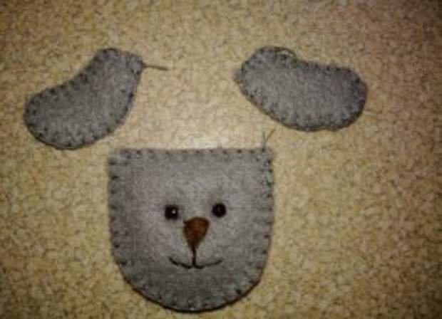 Барашек из фетра 13