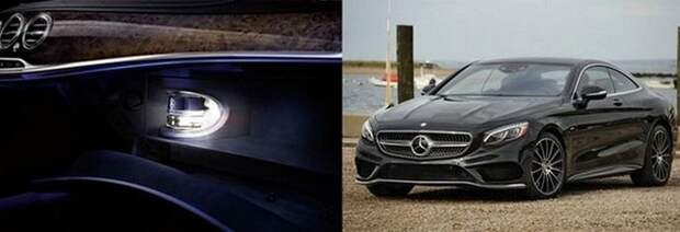 Mercedes-Benz S550 и елочки-ароматизаторы опции, представительский автомобиль, технологии