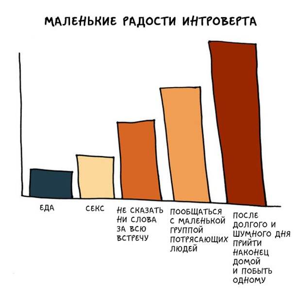 графики как понимать интровертов