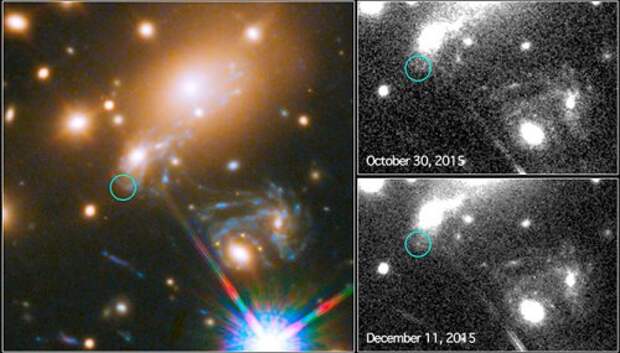 Изображение взрыва сверхновой