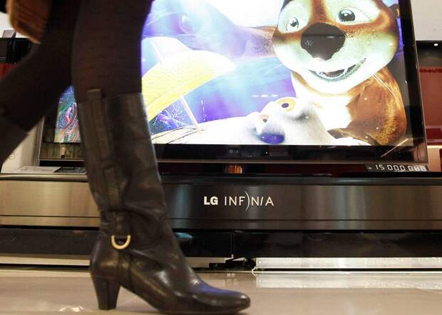 LG блокирует телевизоры в России