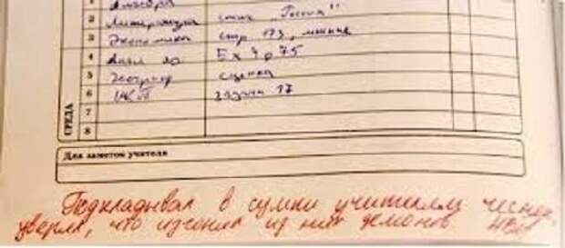 Юмор из школьных дневников (15 фото)