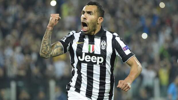 5 мая. Турин. "Ювентус" - "Реал" - 2:1. 57-я минута. Радость Карлоса ТЕВЕСА: только что аргентинец забил победный мяч.