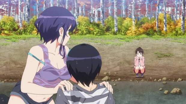 Young compilation outdoor anime