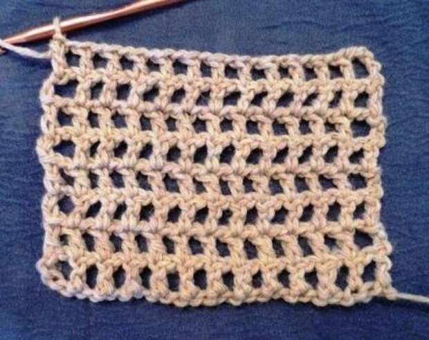 Double Crochet Mesh 010413 - Lots of Crochet Stitches