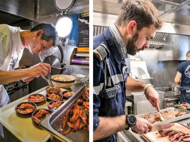 Французский ответ морякам ВМС США, жалующимся на плохое питание в дальнем походе