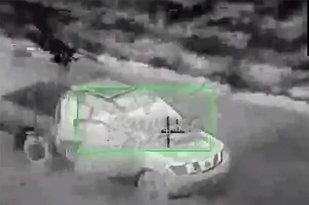 "Герань" поразила охотившуюся на нее группу ВСУ и запечатлела свой удар