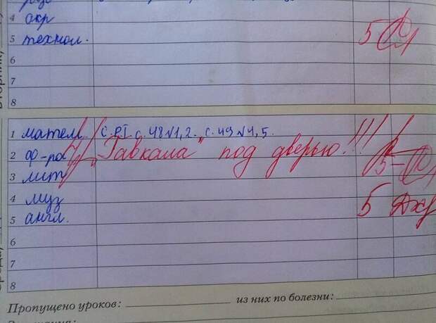 Замечания из школьных дневников, за которые родители не похвалят Замечания из школьных дневников, за которые родители не похвалят