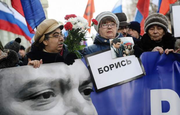 Как пятая колонна прошла по Москве в память Немцова (ФОТОРЕПОРТАЖ) | Продолжение проекта "Русская Весна"