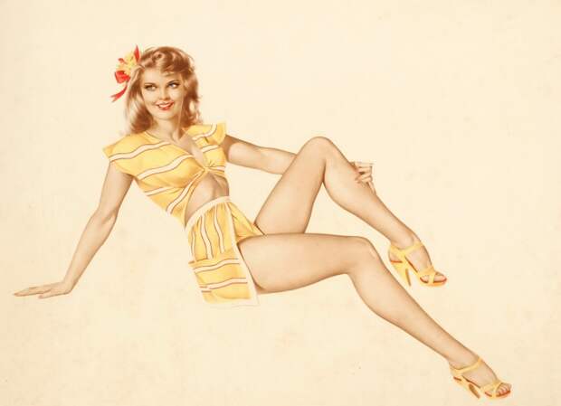 Сексуальные образы девушек в работах Альберта Варгаса (Alberto Vargas).