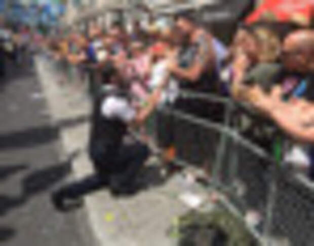 Not One, But Two Police Officers Pop The Question At London Pride
