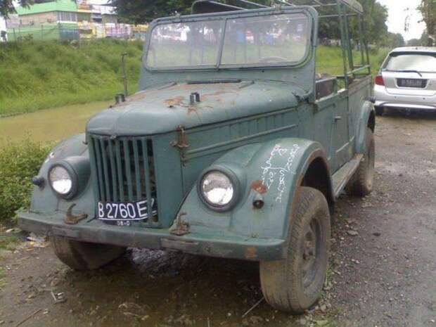 Наш "Козлик" в далекой Индонезии авто, газ, газ-69, индонезия