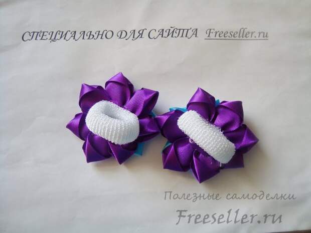 Цветы из лент Цветы из лент