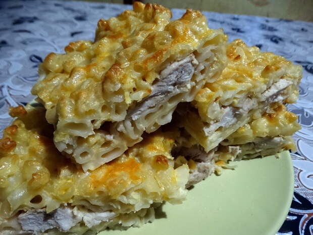 Готовлю «Мясной пирог» из макарон. Получается намного вкусней и проще, чем делать из теста