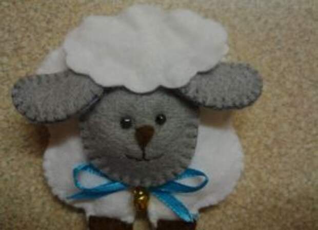 Барашек из фетра 19