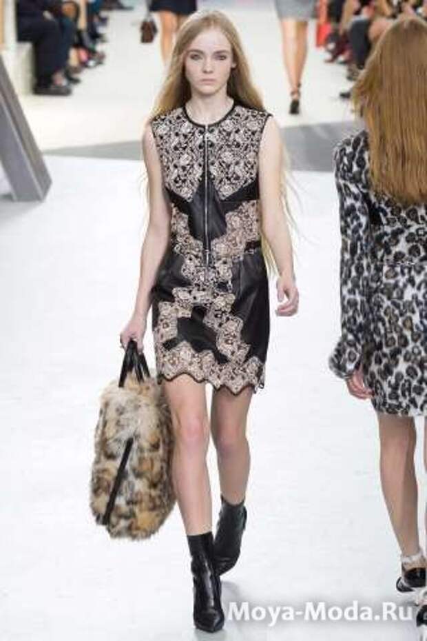 Модные коктейльные платья осень-зима 2015-2016 Louis Vuitton