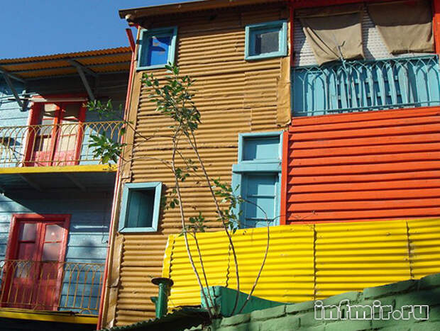 Разноцветные дома в Ла-Бока