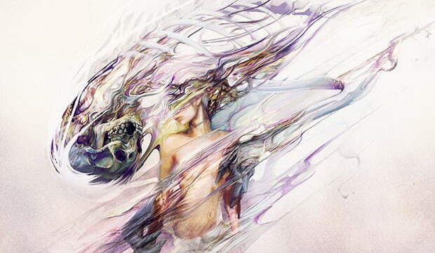 Странные картины Ryohei Hase