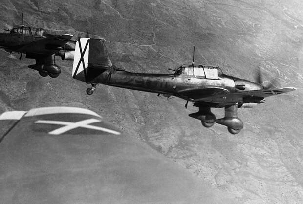 Немецкие пикирующие бомбардировщики «Stuka»