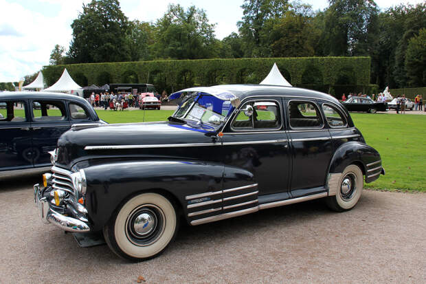 1946 год, Chevrolet Fleetmaster Sport Sedan. Ещё одна известная послевоенная модель Chevrolet, выдержанная в классическом стиле. 1946 год, Chevrolet Fleetmaster Sport Sedan. Ещё одна известная послевоенная модель Chevrolet, выдержанная в классическом стиле. chevrolet, автодизайн, красота
