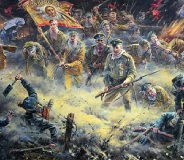 Взгляд историка на картину Василия Нестеренко "Мы - русские, с нами Бог!"