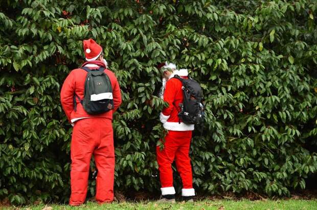 Santacon London 2018: грандиозная попойка Санта-Клаусов в Лондоне