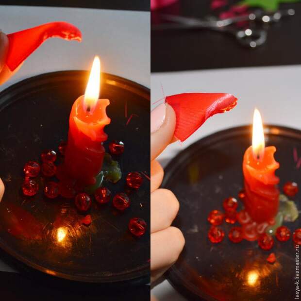 роза из лент роза из лент