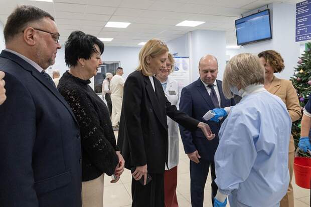 Замгубернатора посетила поликлинику Тульской областной клинической больницы №2