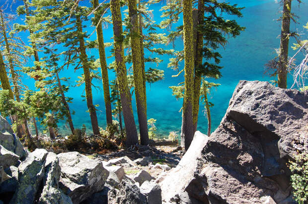 12. Кратерное озеро Крейтер, штат Орегон, США в мире, вода, планета