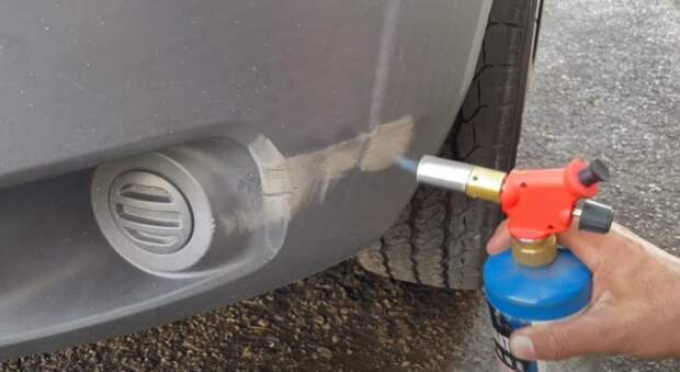 Как удалить царапины на пластиковом бампере авто