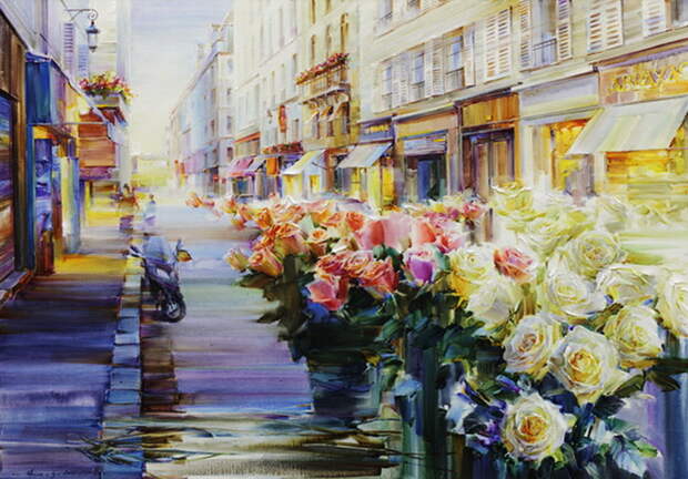 цветы натюрморты Олег Тимошин - 01
