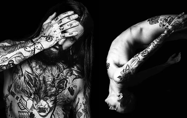 Danny Baldwin: проект Skin Deep, посвященный татуированным моделям-мужчинам.