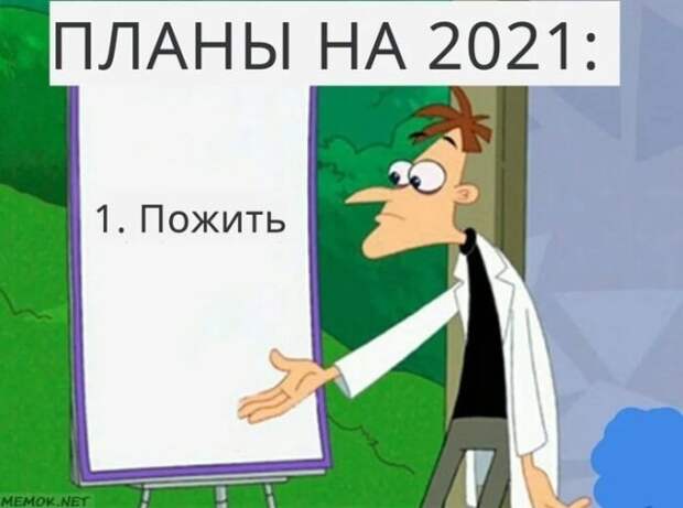 Пользователи социальных сетей шутят о том, каким будет 2021 год