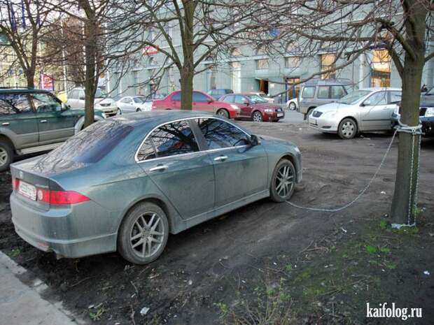 Прикольные противоугонки (50 фото) Прикольные противоугонки (50 фото)