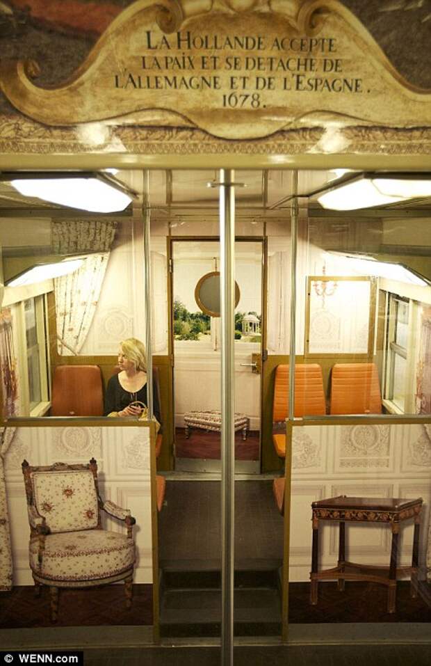 Paris commuter train 13 Версаль в электричке