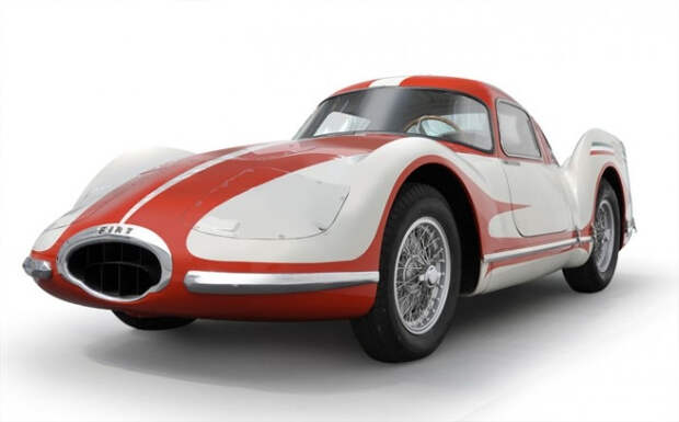 Прототип газотурбинного автомобиля Fiat 1954 fiat, газотурбинный двигатель, концепт, прототип, турбина