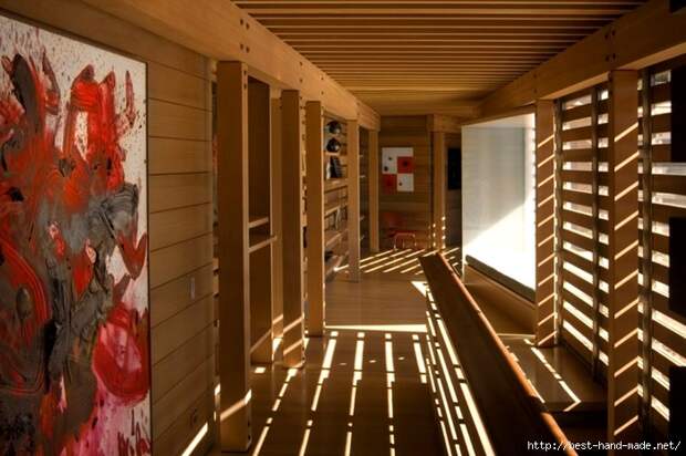 vivid modern design wooden interior (700x466, 255Kb)