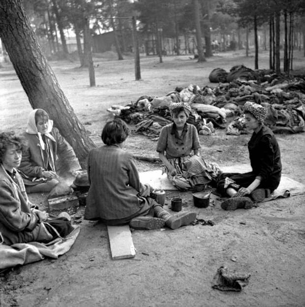 Все ужасы концлагеря Берген-Бельзен в редких архивных фотографиях