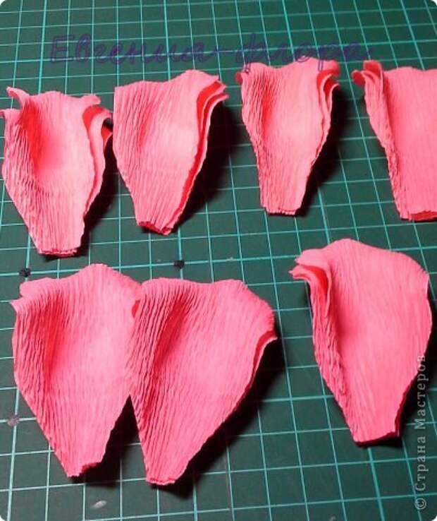 Мастер-класс Свит-дизайн Бумагопластика   дцать первый МК по розе Бумага гофрированная фото 33