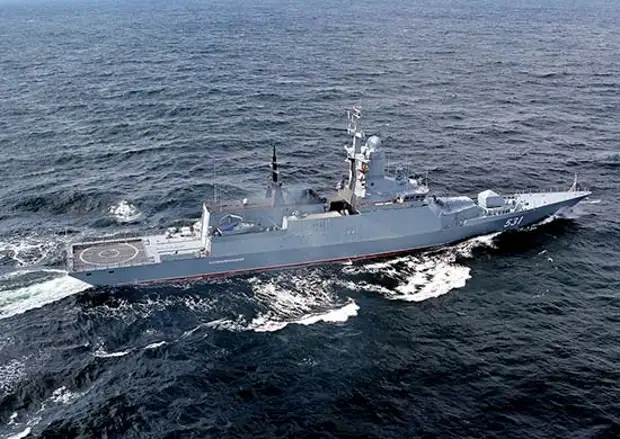 Корвет Балтийского флота выполнил ракетные стрельбы в Балтийском море