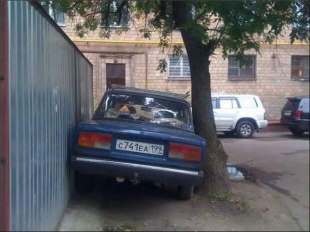 Чудеса парковки parking, авто, курьез, парковка