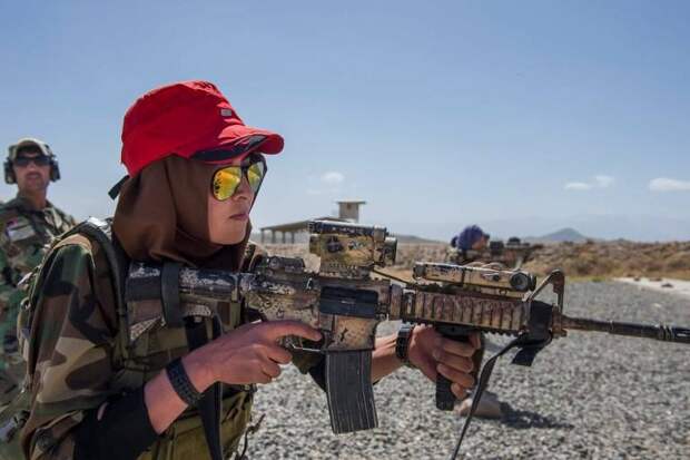 Женский спецназ афганской армии