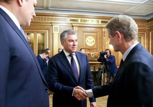 Вячеслав Володин и Роландас Паксас. Фото: duma.gov.ru
