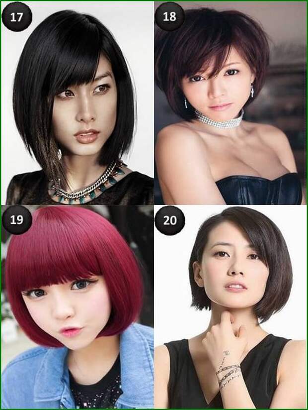 Length bob hairstyles Asian